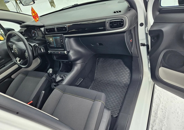 Citroen C3 cena 41900 przebieg: 91243, rok produkcji 2021 z Łochów małe 7